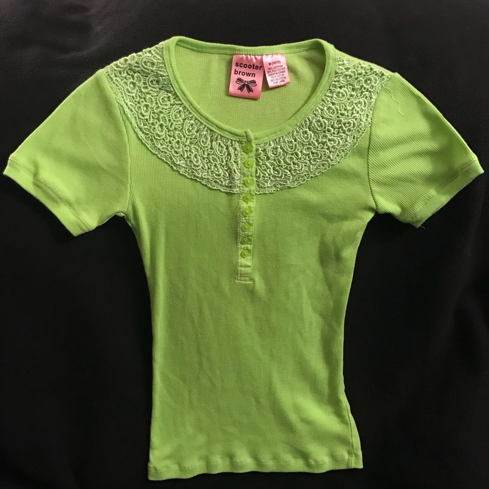 Green shirt